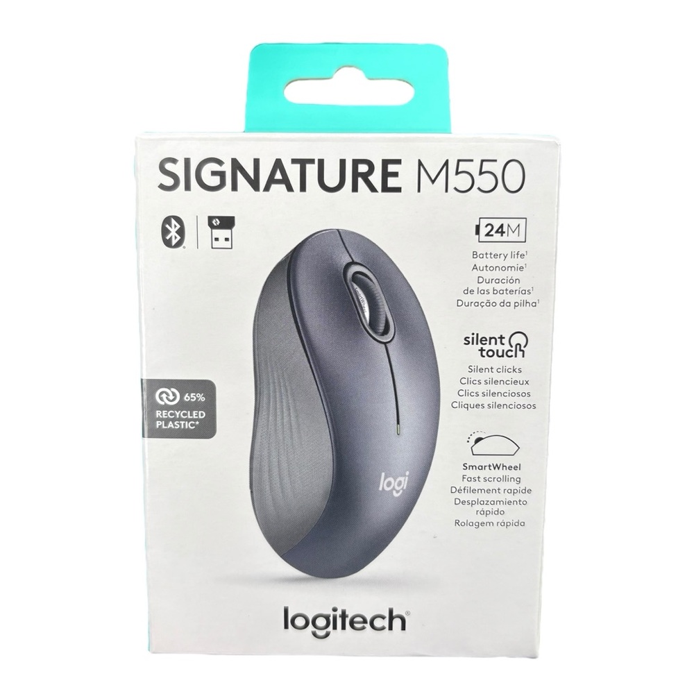 Logitech Signature M550 Bluetooth Ambidextrous Mouse New in Box